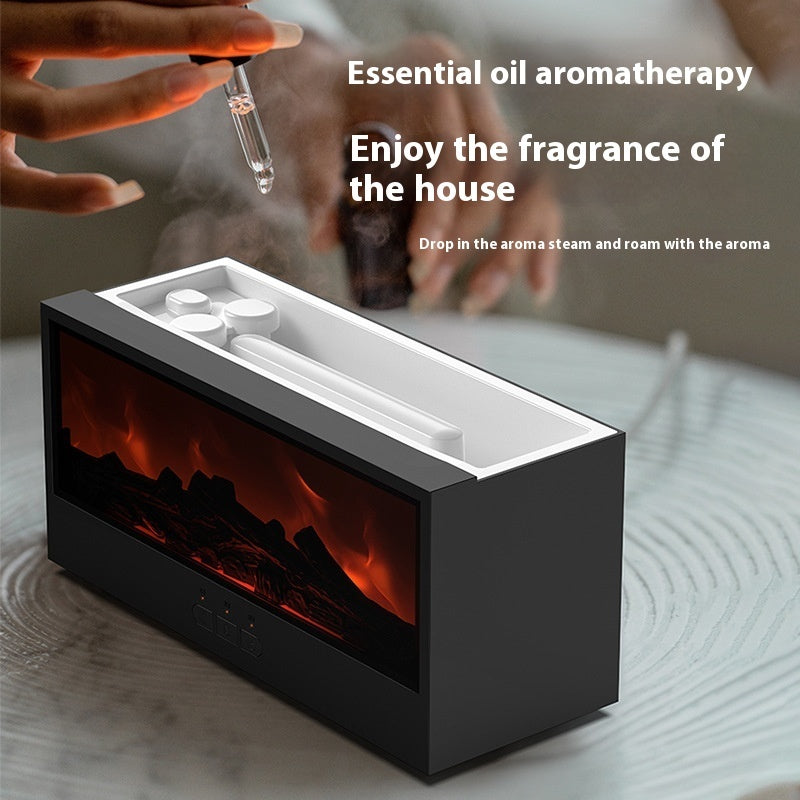 3D-Aroma-Diffusor mit Kaminflamme!